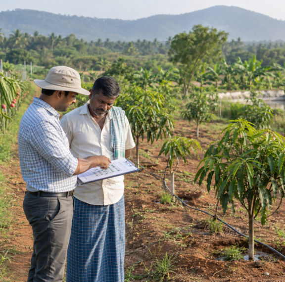 Exotic fruit farm consultation and plantation planning in Karnataka